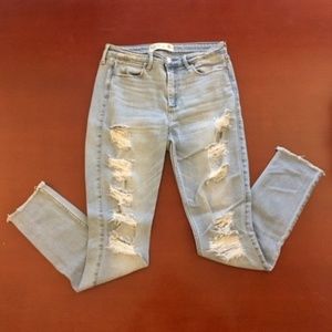 Abercrombie & Fitch Super Skinny High Rise Jeans 6